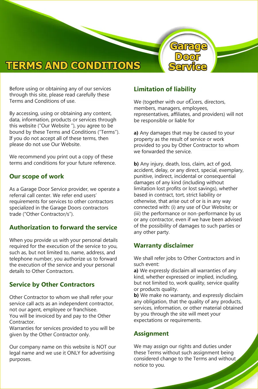 Master Garage Door Service Brighton, CO 303-848-2930